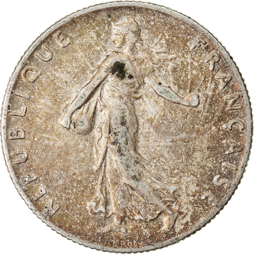 Coin, France, Semeuse, 50 Centimes, 1904, Paris, AU(50-53), Silver, KM:854