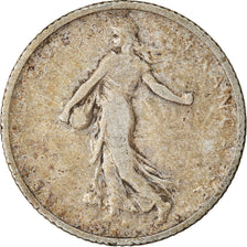 Coin, France, Semeuse, Franc, 1906, Paris, F(12-15), Silver, KM:844.1