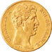 Moneta, Francia, Charles X, 20 Francs, 1828, Paris, SPL-, Oro, KM:726.1