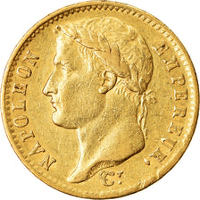 Moneda, Francia, Napoléon I, 20 Francs, 1808, Paris, MBC, Oro, KM:687.1