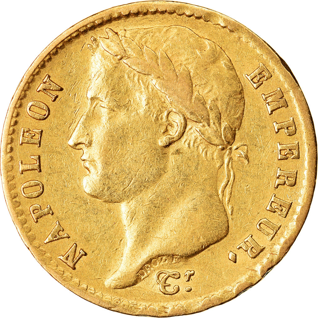 Moneta, Francia, Napoléon I, 20 Francs, 1808, Paris, BB, Oro, KM:687.1