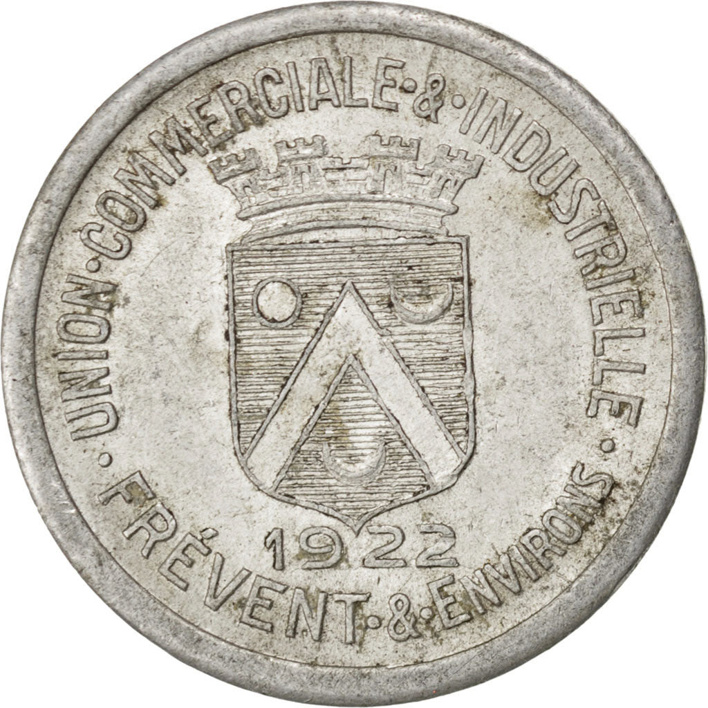 France, 10 Centimes, 1922, EF(40-45), Aluminium, Elie #10.2, 1.36