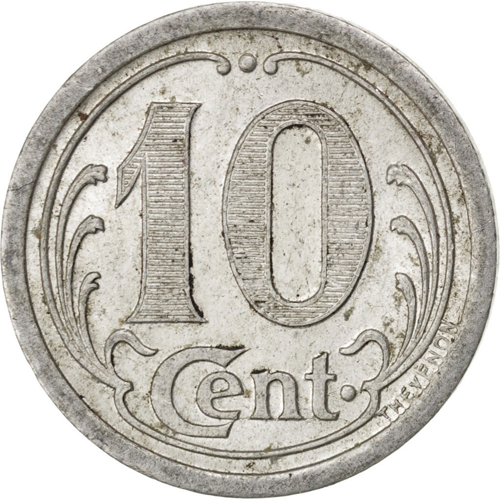 France, 10 Centimes, 1922, EF(40-45), Aluminium, Elie #10.2, 1.36