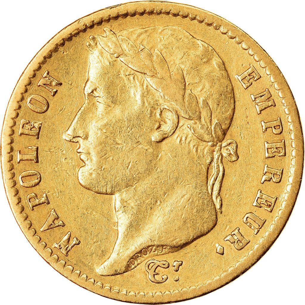 Moneta, Francia, Napoléon I, 20 Francs, 1812, Paris, BB, Oro, KM:695.1
