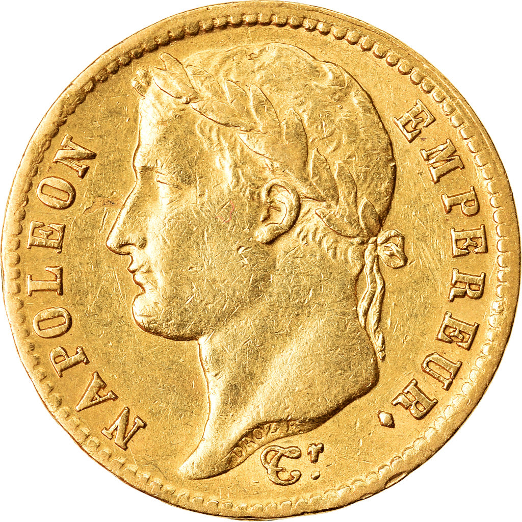 Münze, Frankreich, Napoléon I, 20 Francs, 1813, Paris, SS, Gold, KM:695.1