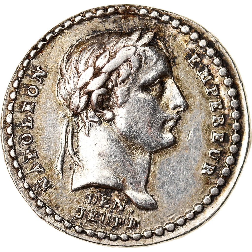 Frankrijk, Token, Napoléon, Quinaire, Sacre de l'Empereur, 1805, PR+, Zilver