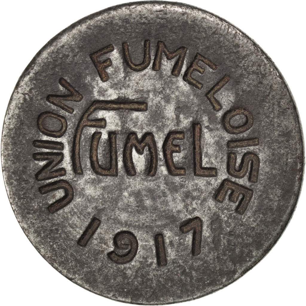 France, 10 Centimes, 1917, AU(50-53), Iron, Elie #10.2, 3.89