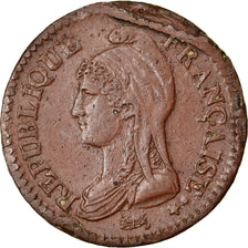 Coin, France, Dupré, Decime, AN 8, Paris, EF(40-45), Bronze, KM:644.1, Le