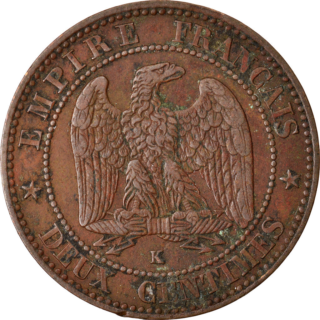 Münze, Frankreich, Napoleon III, Napoléon III, 2 Centimes, 1862, Bordeaux, SS