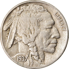 Munten, Verenigde Staten, Buffalo Nickel, 5 Cents, 1937, U.S. Mint