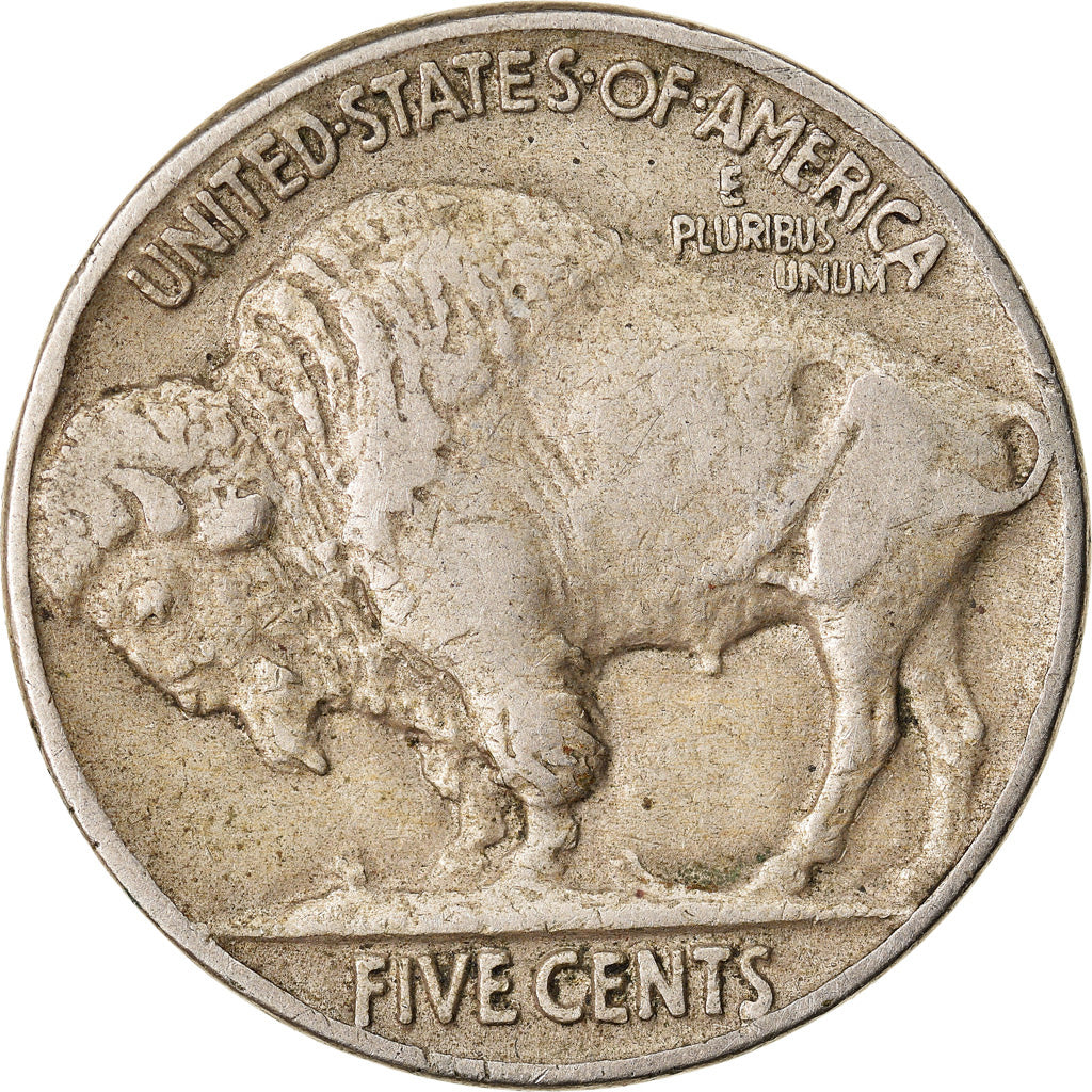 Munten, Verenigde Staten, Buffalo Nickel, 5 Cents, 1937, U.S. Mint