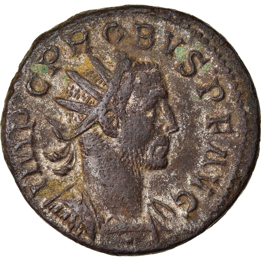 Moneda, Probus, Antoninianus, 277, Lyon - Lugdunum, MBC+, Vellón, RIC:104
