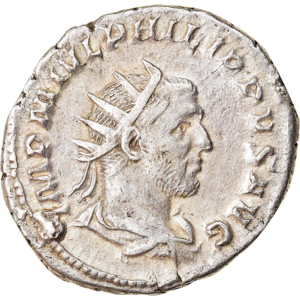 Coin, Philip I, Antoninianus, 246, Rome, AU(50-53), Silver, RIC:27b
