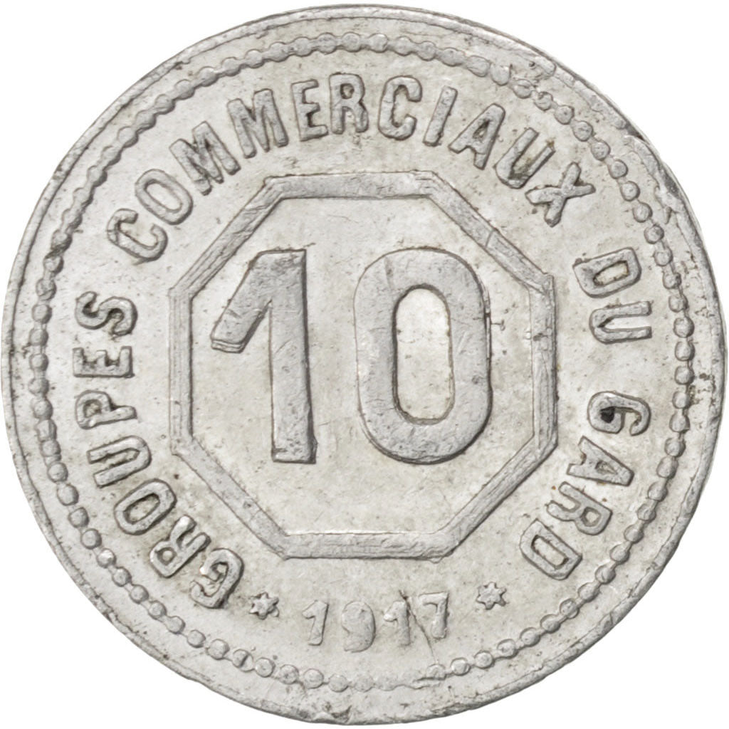 Coin, France, 10 Centimes, 1917, EF(40-45), Aluminium, Elie:10.1