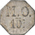 Coin, France, Messageries de l'Ouest, Nantes, 10 Centimes, EF(40-45), Nickel