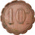 Coin, France, Usine de Couëron, Couëron, 10 Centimes, EF(40-45), Copper