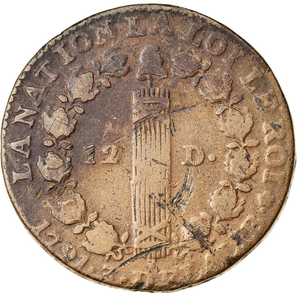 Münze, Frankreich, Louis XVI, 12 deniers françois, 12 Deniers, 1791, Paris