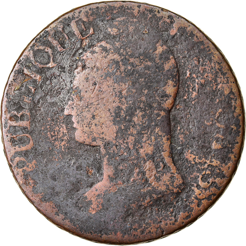Moeda, França, Dupré, 5 Centimes, AN 9, Geneva, F(12-15), Bronze, KM:640.6