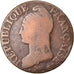 Moneda, Francia, Dupré, 5 Centimes, AN 5, Paris, BC+, Bronce, KM:635.1, Le