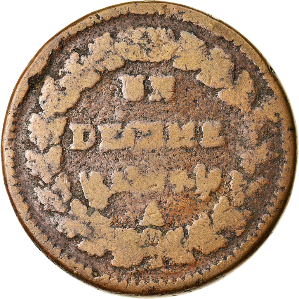 Coin, France, Dupré, Decime, AN 7, Paris, métal de cloche, F(12-15), Bronze