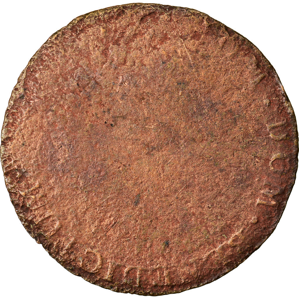 Coin, General Colony, Sol, Sol Tampé, VF(20-25), Billon, Lecompte:278a