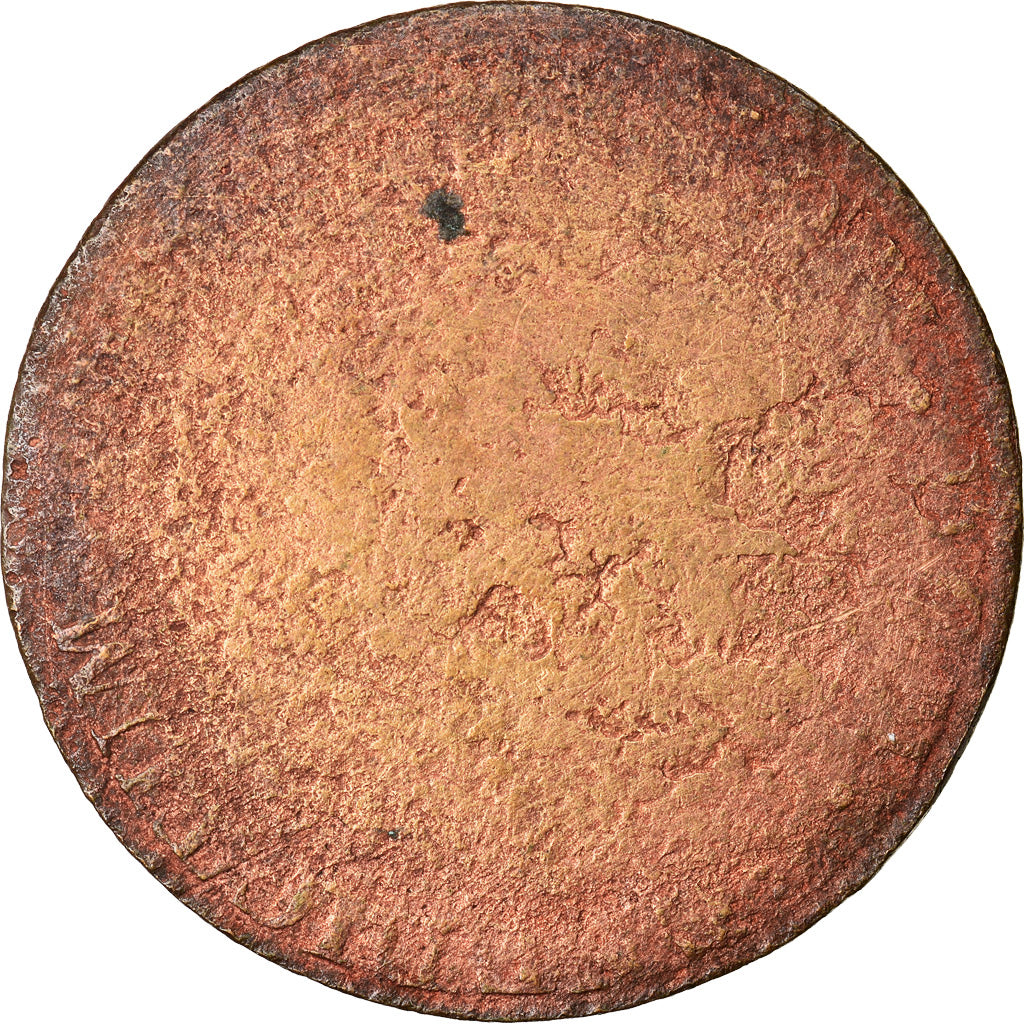 Moneda, Colonia general, Sol, Sol Tampé, BC+, Vellón, Lecompte:278a