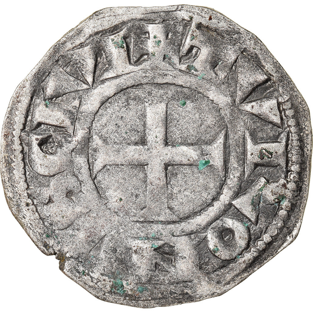 Coin, France, Touraine, Denarius, Saint-Martin de Tours, EF(40-45), Silver