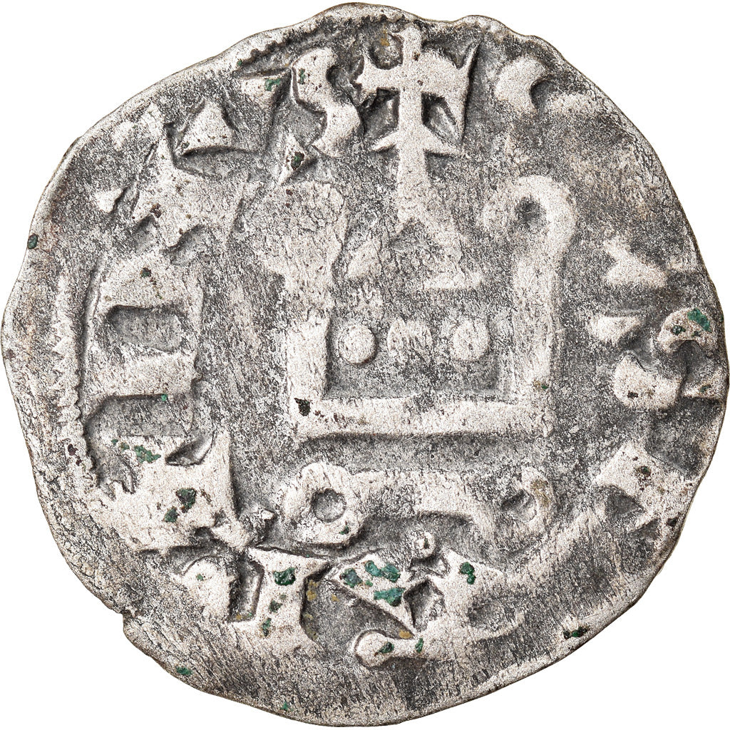 Moeda, França, Touraine, Denarius, Saint-Martin de Tours, EF(40-45), Prata