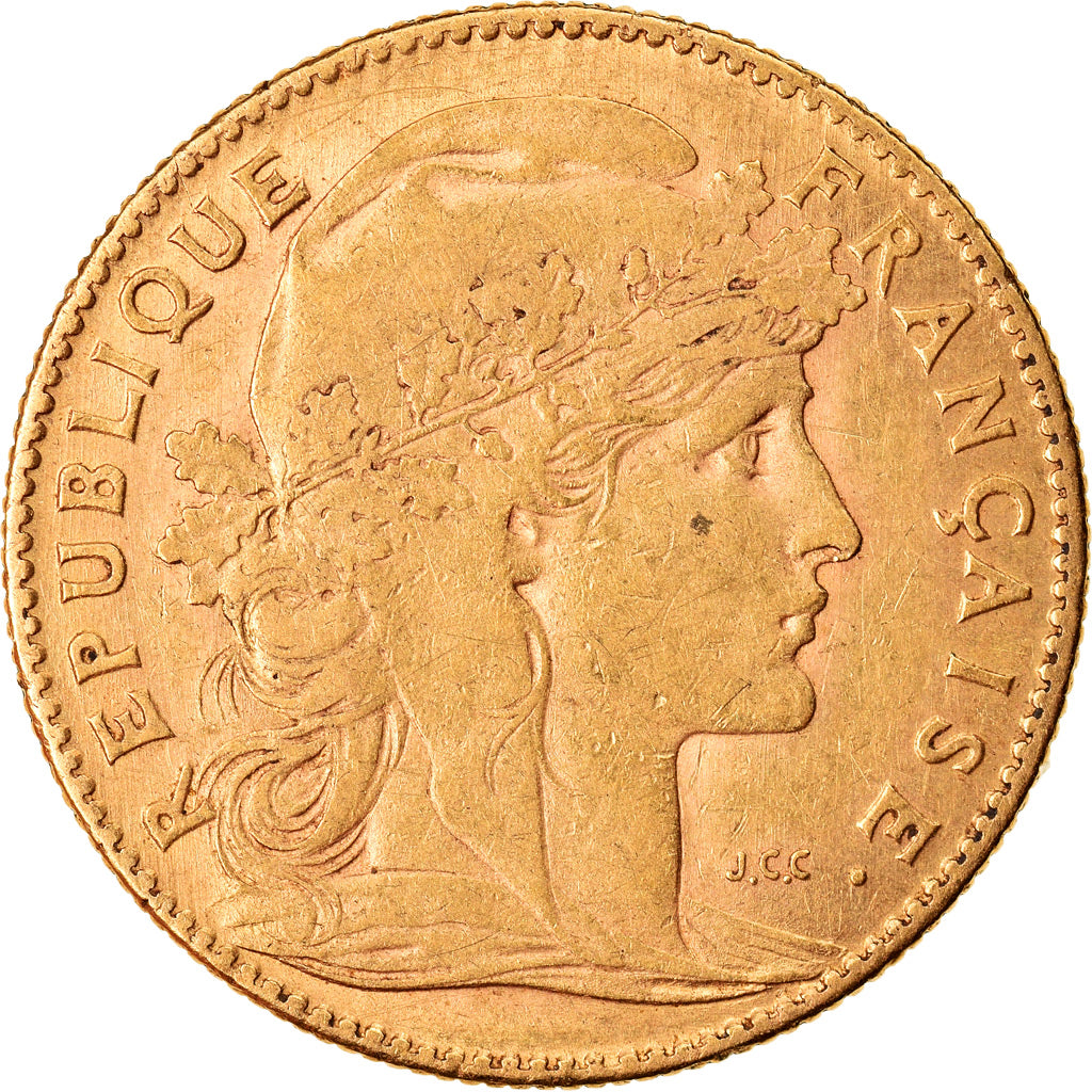Coin, France, Marianne, 10 Francs, 1906, Paris, EF(40-45), Gold, KM:846