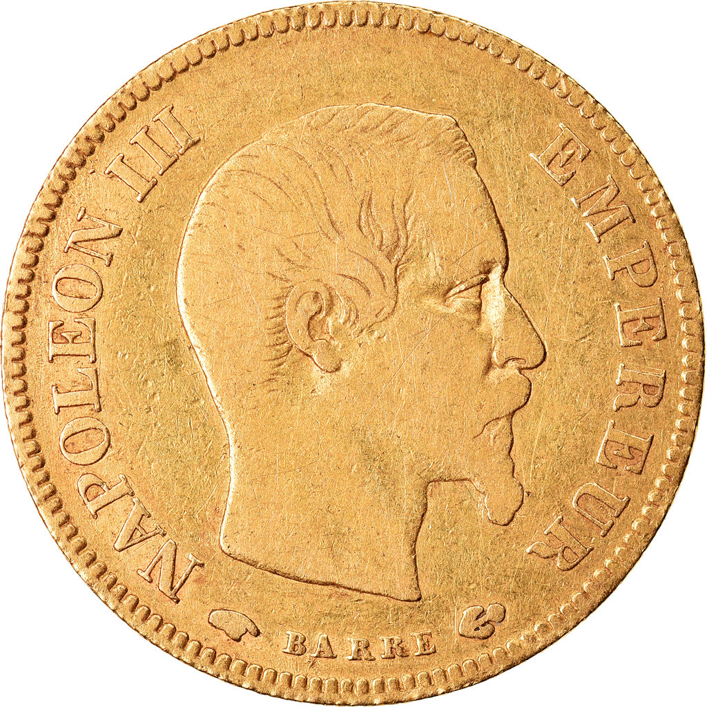 Moeda, França, Napoleon III, Napoléon III, 10 Francs, 1857, Paris, VF(30-35)