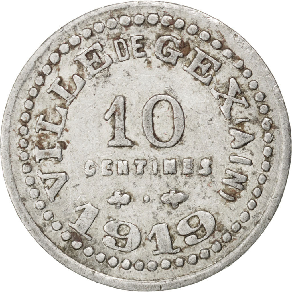 Gex, 10 Centimes 1919, Elie 10.2