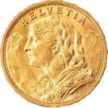 Moneda, Suiza, 20 Francs, 1903, Bern, SC, Oro, KM:35.1