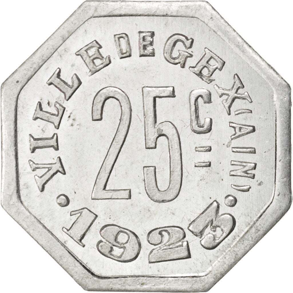 Gex, 25 Centimes 1923, Elie 10.3