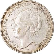Coin, Netherlands, Wilhelmina I, 2-1/2 Gulden, 1937, EF(40-45), Silver, KM:165