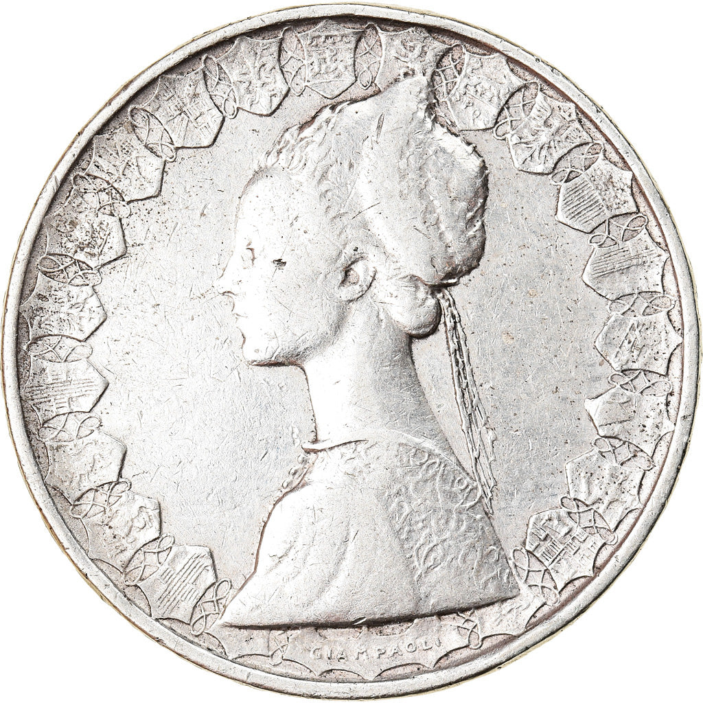 Coin, Italy, 500 Lire, 1959, Rome, EF(40-45), Silver, KM:98