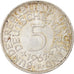 Coin, GERMANY - FEDERAL REPUBLIC, 5 Mark, 1967, Stuttgart, AU(50-53), Silver