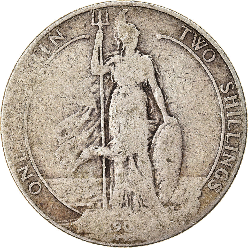 Coin, Great Britain, Edward VII, Florin, Two Shillings, Uncertain date