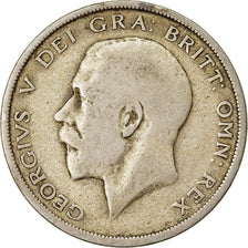 Coin, Great Britain, George V, 1/2 Crown, 1920, VF(20-25), Silver, KM:818.1a