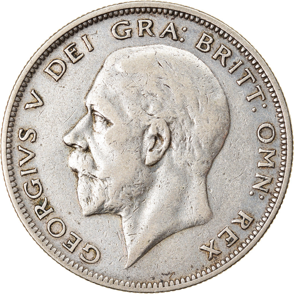 Coin, Great Britain, George V, 1/2 Crown, 1931, VF(30-35), Silver, KM:835