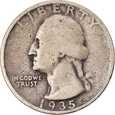 Coin, United States, Washington Quarter, Quarter, 1935, U.S. Mint, Philadelphia