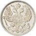 Coin, Russia, Nicholas II, 20 Kopeks, 1909, Saint-Petersburg, AU(55-58), Silver