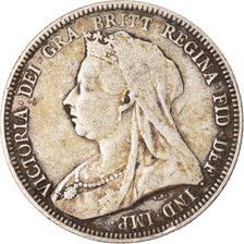 Monnaie, Grande-Bretagne, Victoria, Shilling, 1893, Londres, TB+, Argent, KM:780