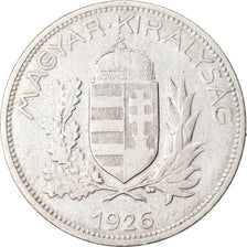 Coin, Hungary, Pengo, 1926, Budapest, VF(30-35), Silver, KM:510