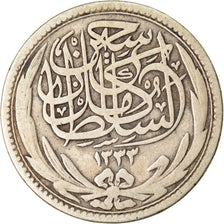 Coin, Egypt, Hussein Kamil, 5 Piastres, 1916/AH1335, VF(30-35), Silver, KM:318.1
