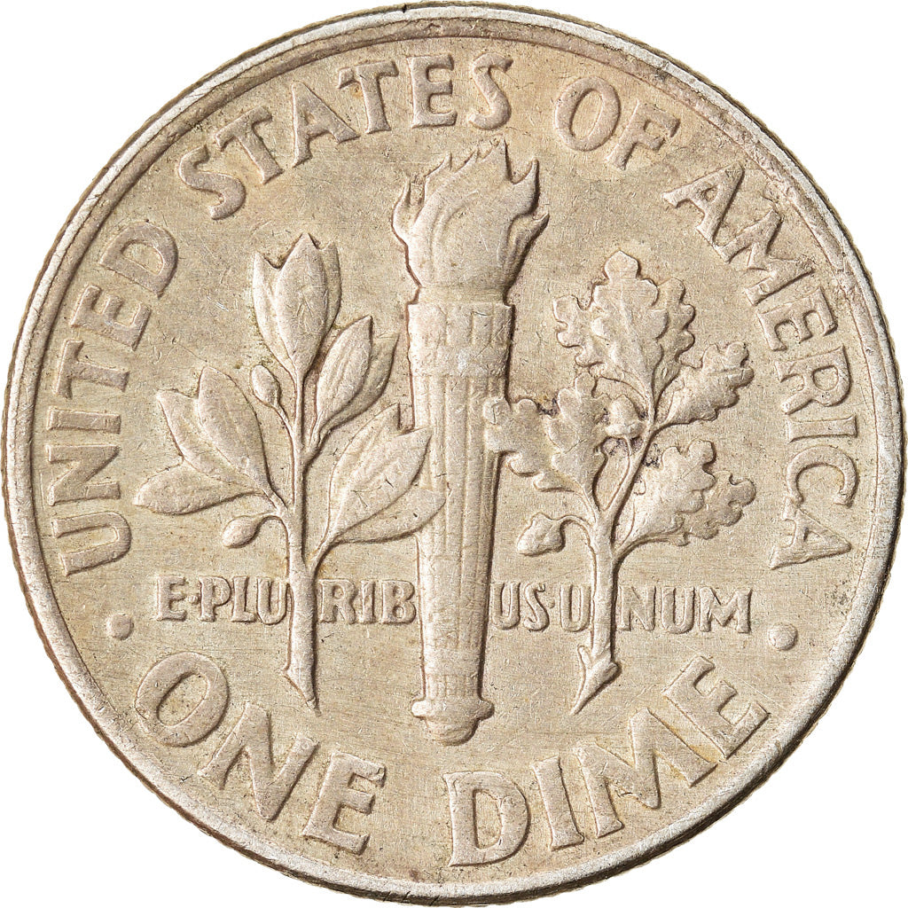 Coin, United States, Roosevelt Dime, Dime, 1960, U.S. Mint, Philadelphia
