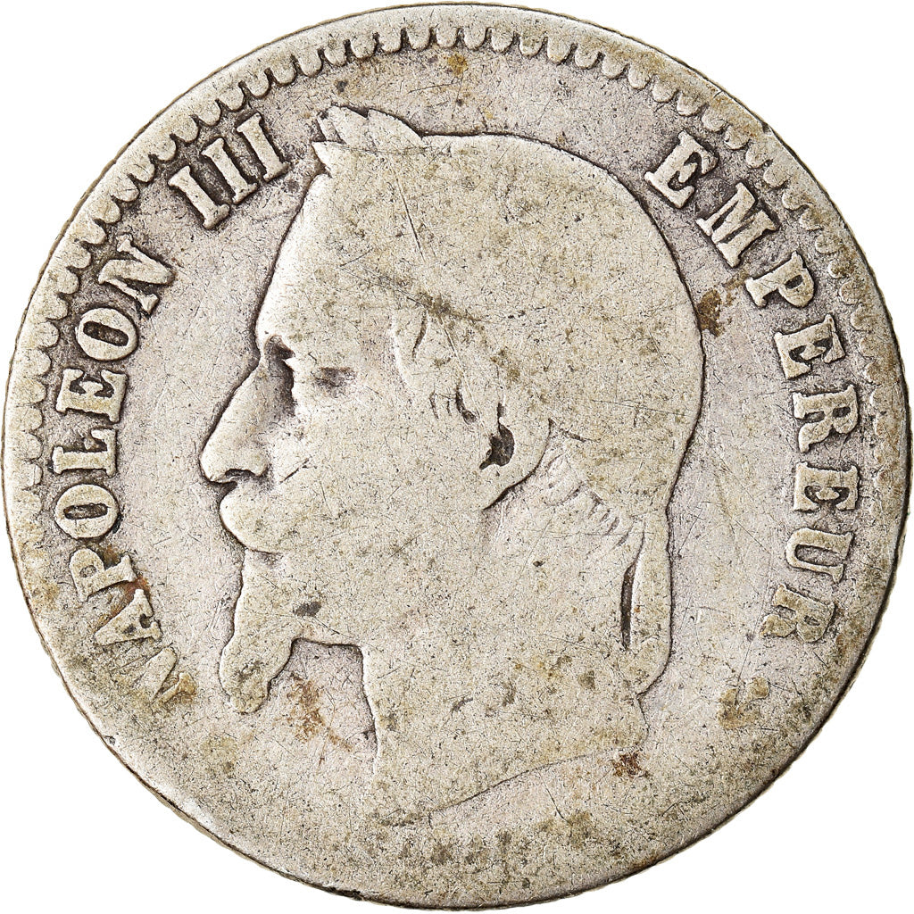 Coin, France, Napoleon III, Napoléon III, 50 Centimes, 1865, Strasbourg
