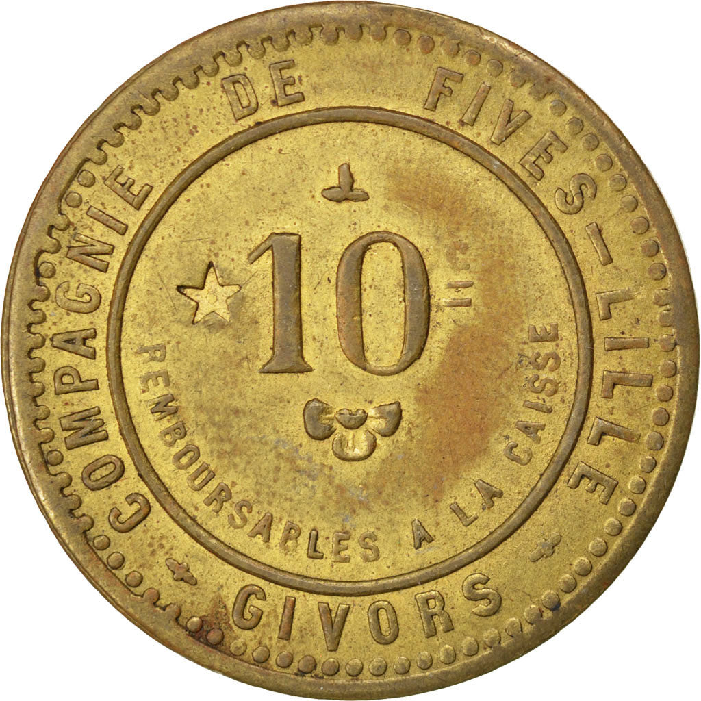 Coin, France, 10 Centimes, AU(50-53), Brass, Elie:15.4