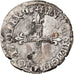 Coin, France, Henri III, 1/4 Ecu, 1588, Nantes, VF(30-35), Silver, Sombart:4662