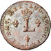 Münze, Frankreich, Louis XV, Double sol (2 sous) en billon, 2 Sols, 1739