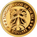 Coin, Cook Islands, Tangaroa, 5 Dollars, 2011, MS(65-70), Gold